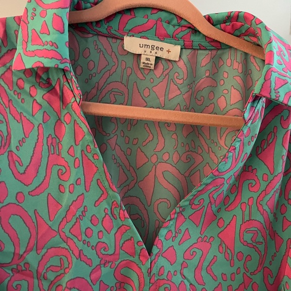 Colorful Patterned Dress - Picture 2 of 2